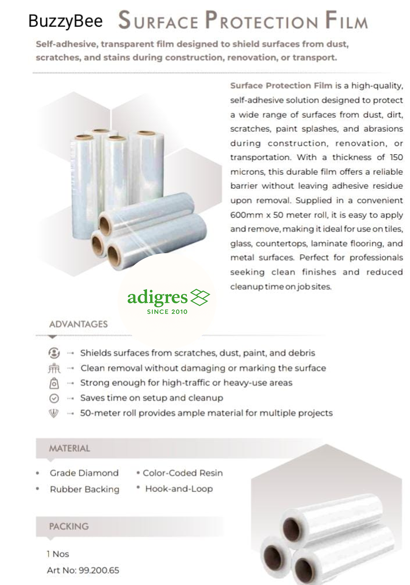 SURFACE PROTECTION FILM